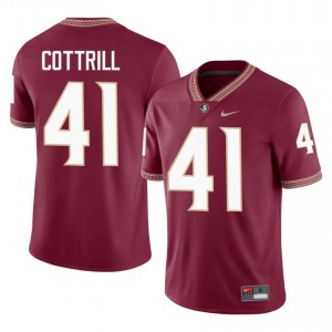 FSU Noles AJ Cottrill #41 Garnet Jersey | Durable Embroidery University Football Men Apparel 15296512