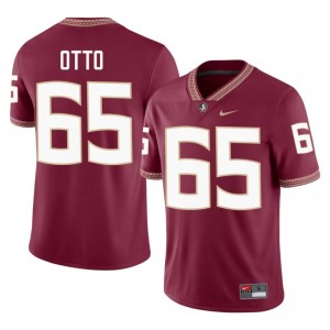 FSU Noles Andre Otto #65 Garnet Jersey | Premium Embroidery NCAA Football Men Apparel 80140866