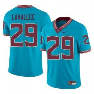 Turquoise Caleb LaVallee #29 FSU Seminoles Jersey | Men College Football Pro-Grade Swen 67574182