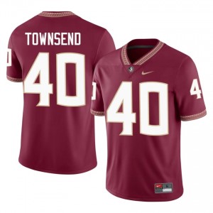 Darin Townsend #40 Seminoles Jersey | Gameday Garnet College Football Men Embroidery 32908183