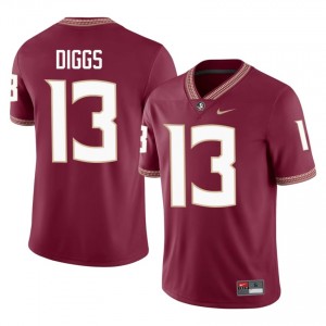 Garnet Deamontae Diggs #13 Seminoles Jersey | Men High School Football Limited Embroidery 75189585