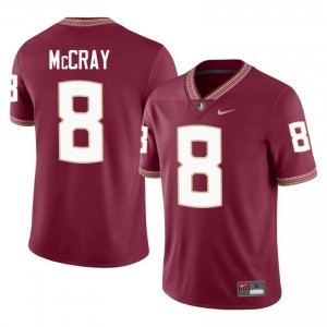 Garnet Deante McCray #8 FSU Seminoles Jersey | Men Player Football Classic Embroidery 25155352