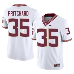 Ethan Pritchard #35 Seminoles Jersey | Alumni White Player Football Men Stitched 70345324
