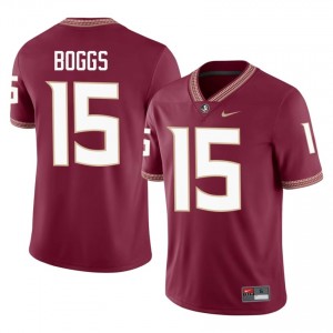 Jayvan Boggs #15 Florida State Seminoles Jersey | Alumni Garnet Player Football Men Embroidery 44119100