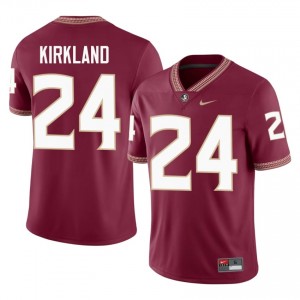Garnet K.J. Kirkland #24 Seminoles Jersey | Men College Football Pro-Grade Embroidery 92646855