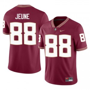 Keenen Jeune #88 Seminoles Jersey | Elite Thread Garnet University Football Men Embroidery 79161258