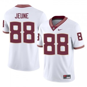 FSU Noles Keenen Jeune #88 White Jersey | Exclusive Stitched College Football Men Apparel 39901206