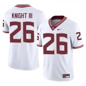 Florida State Ricky Knight III #26 White Jersey | Exclusive Stitched College Football Men Apparel 81703447
