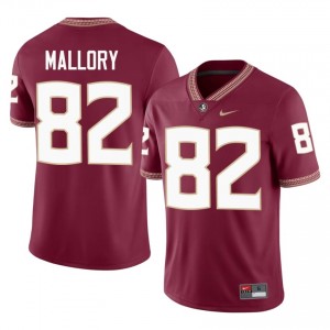 Florida State Teriq Mallory #82 Garnet Jersey | Elite Embroidery Player Football Men Apparel 62269380