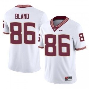 Tony Bland #86 Seminoles Jersey | Genuine White NCAA Football Men Stitched 28618053
