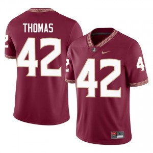 Chris Thomas #42 Florida State Seminoles Jersey | Gameday Garnet College Football Men Embroidery 13631167