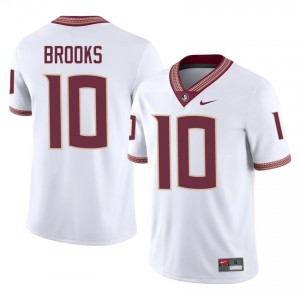 Florida State Derrick Brooks #10 White Jersey | Premium Stitched NCAA Football Men Apparel 61349352