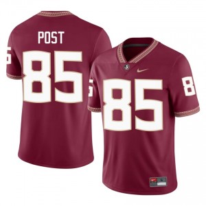 FSU Noles Ethan Post #85 Garnet Jersey | Durable Embroidery University Football Men Apparel 75214998