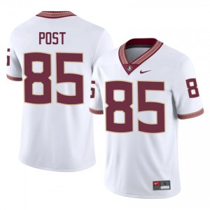 #85 Ethan Post FSU Seminoles White Jersey | Iconic Stitched Men College Football Gear 46955135