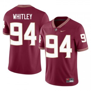 Franklin Whitley #94 Seminoles Jersey | Alumni Garnet Player Football Men Embroidery 39599411