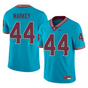 Turquoise Gavin Markey #44 FSU Seminoles Jersey | Men NCAA Football Essential Swen 95573746