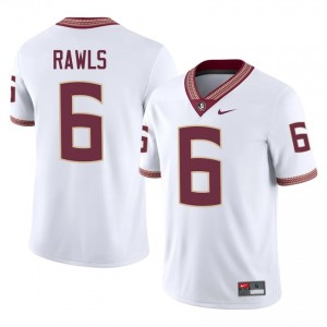 Florida State Ja'Bril Rawls #6 White Jersey | Fresh Stitched High School Football Men Apparel 30036851