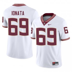 Mike Ionata #69 Seminoles Jersey | Gameday White College Football Men Stitched 81462392