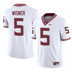 Quintrevion Wisner #5 Florida State Seminoles Jersey | Elite Thread White University Football Men Stitched 84696902