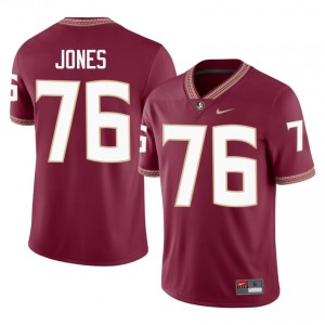 FSU Noles Walter Jones #76 Garnet Jersey | Exclusive Embroidery College Football Men Apparel 23115686