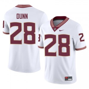 FSU Noles Warrick Dunn #28 White Jersey | Exclusive Stitched College Football Men Apparel 49295459
