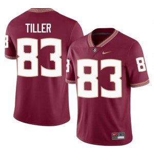 Garnet Xavier Tiller #83 FSU Seminoles Jersey | Men NCAA Football Essential Embroidery 43305896