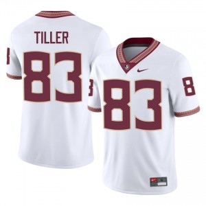 Xavier Tiller #83 Seminoles Jersey | Alumni White Player Football Men Stitched 78863701