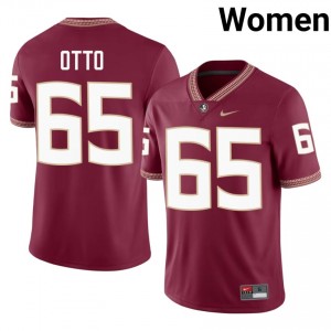 Andre Otto #65 Florida State Seminoles Jersey | Elite Thread Garnet University Football Women Embroidery 76233288