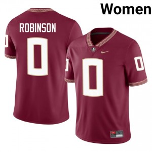 Garnet Duce Robinson #0 FSU Seminoles Jersey | Women High School Football Limited Embroidery 32381961