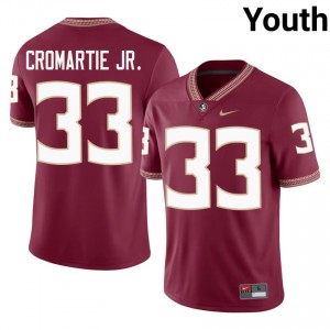 Florida State Antonio Cromartie Jr. #33 Garnet Jersey | Premium Embroidery NCAA Football Youth Apparel 38120490