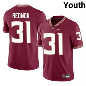 Garnet Karon Maycock #31 Seminoles Jersey | Youth High School Football Limited Embroidery 49044751