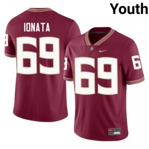 Florida State Mike Ionata #69 Garnet Jersey | Exclusive Embroidery College Football Youth Apparel 44906189